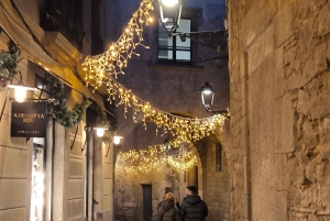 バルセロナ：クリスマスライトと隠れた街並みを巡るウォーキングツアーをご案内します