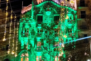 バルセロナ：クリスマスライトと隠れた街並みを巡るウォーキングツアーをご案内します