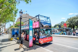 Barcelona: Hop-on Hop-off Bus Tour 1 or 2-Day Ticket