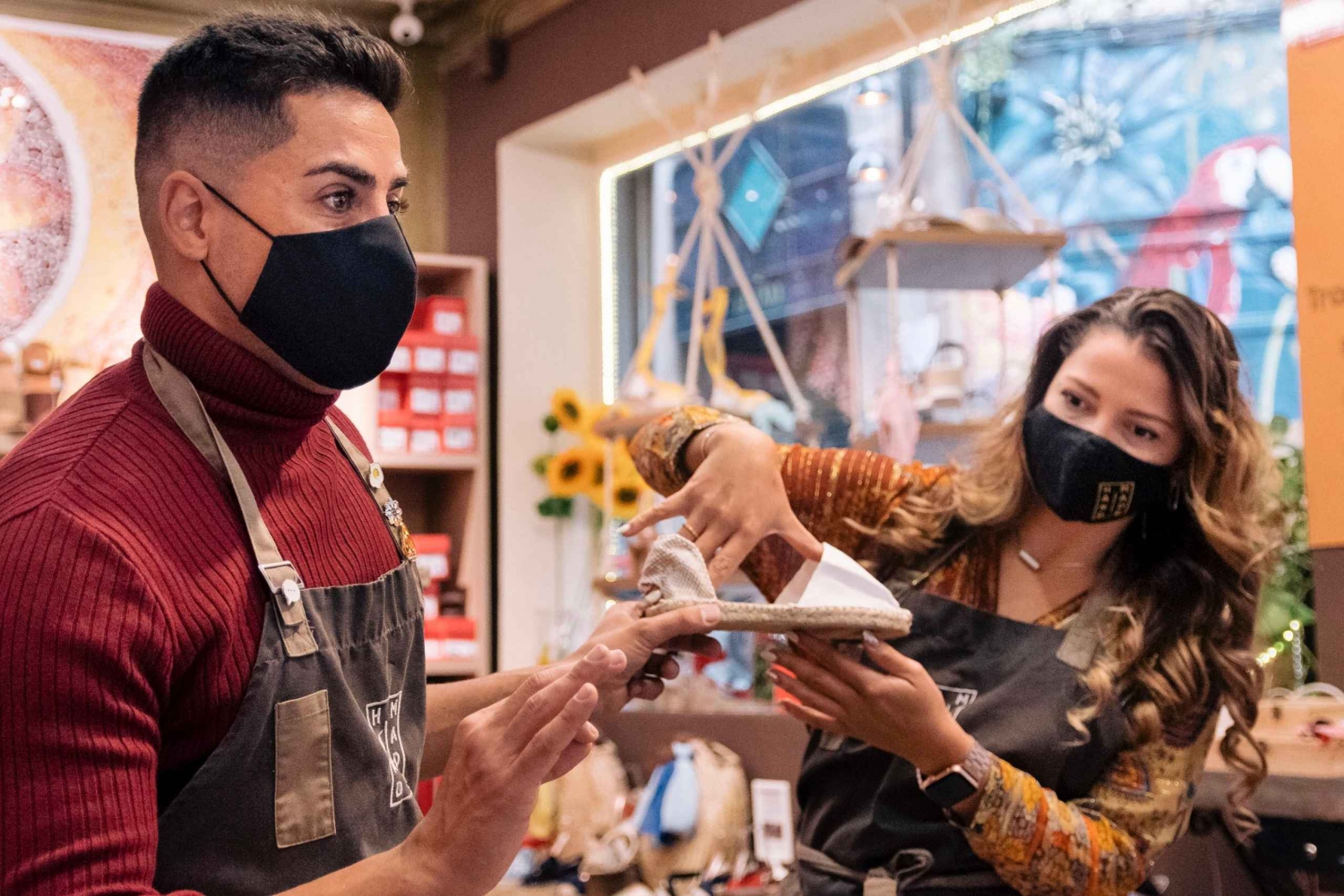 バルセロナ：エスパドリーユ靴作りワークショップ