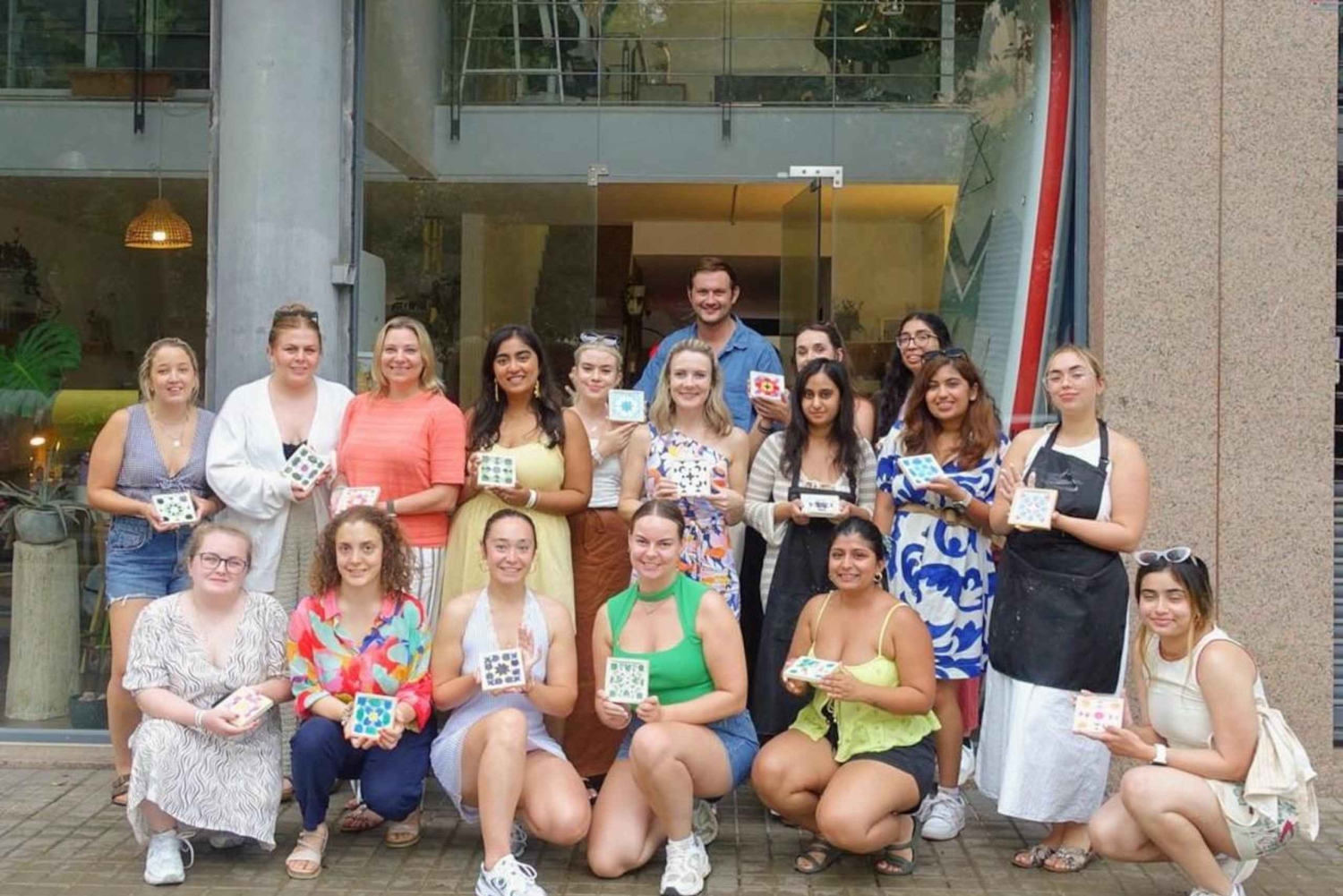 Oficina de mosaico em Barcelona: faz o teu próprio mosaico espanhol