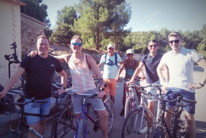 From Sitges: Cycling Tour with Winery visit and Tasting