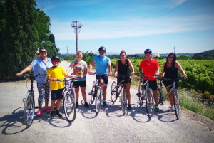 From Sitges: Cycling Tour with Winery visit and Tasting