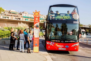 Barcelona: 24 eller 48 timer Hop-On Hop-Off-buss rundtur