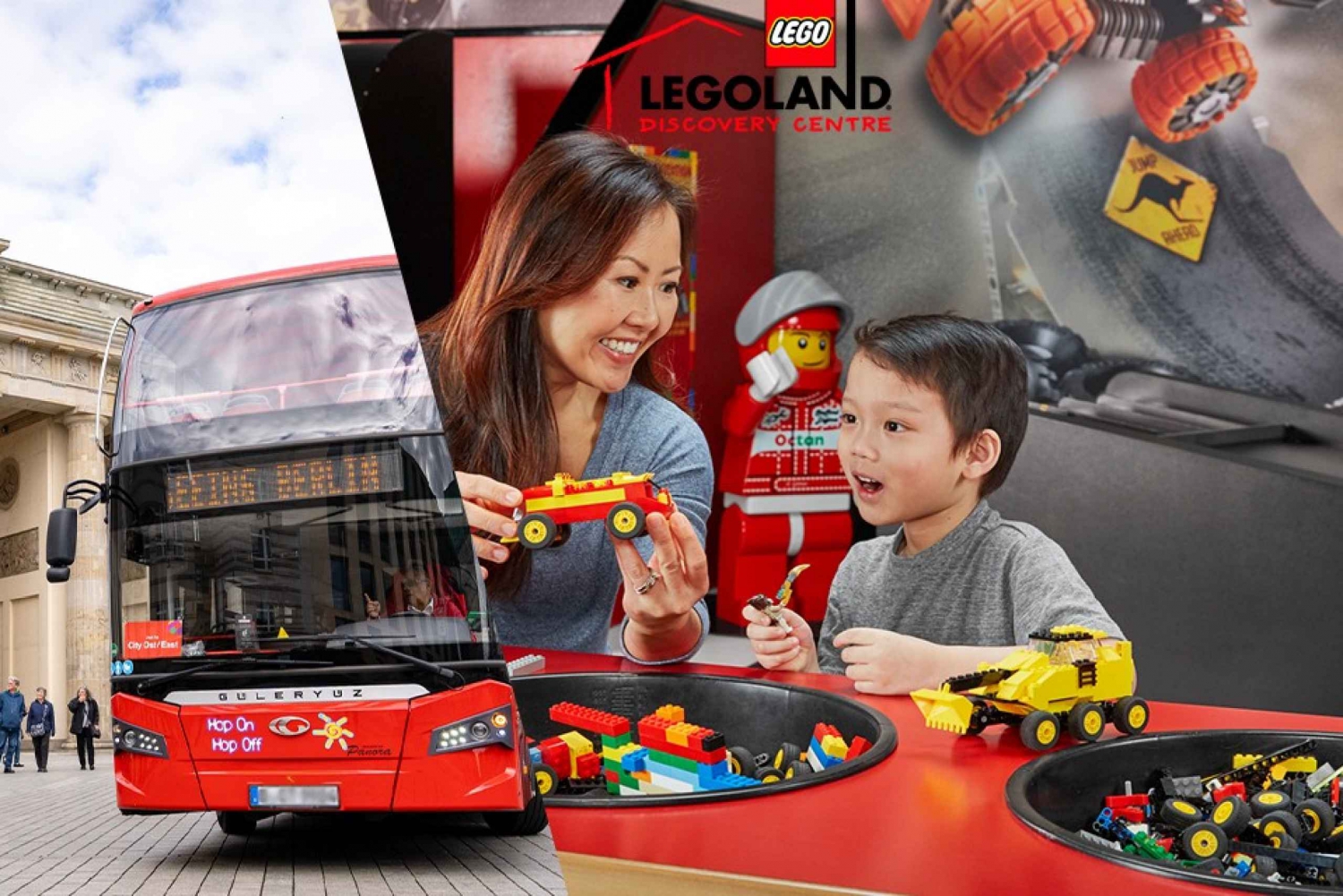 Berlin: Hopp-på-hopp-av-buss og LEGOLAND Discovery Center