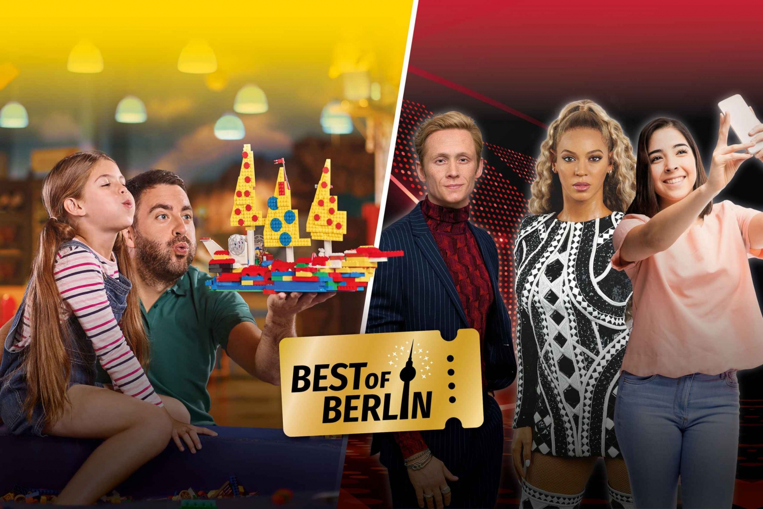 Berlín: Entrada para LEGOLAND Discovery Centre y Madame Tussauds