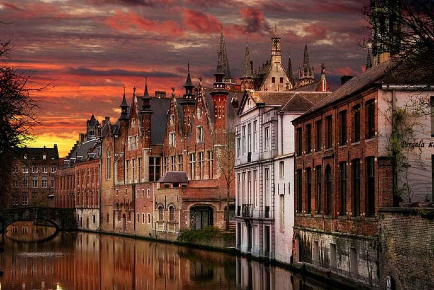 From Brussels: Bruges Day Trip with Boat Tour Option (ES)