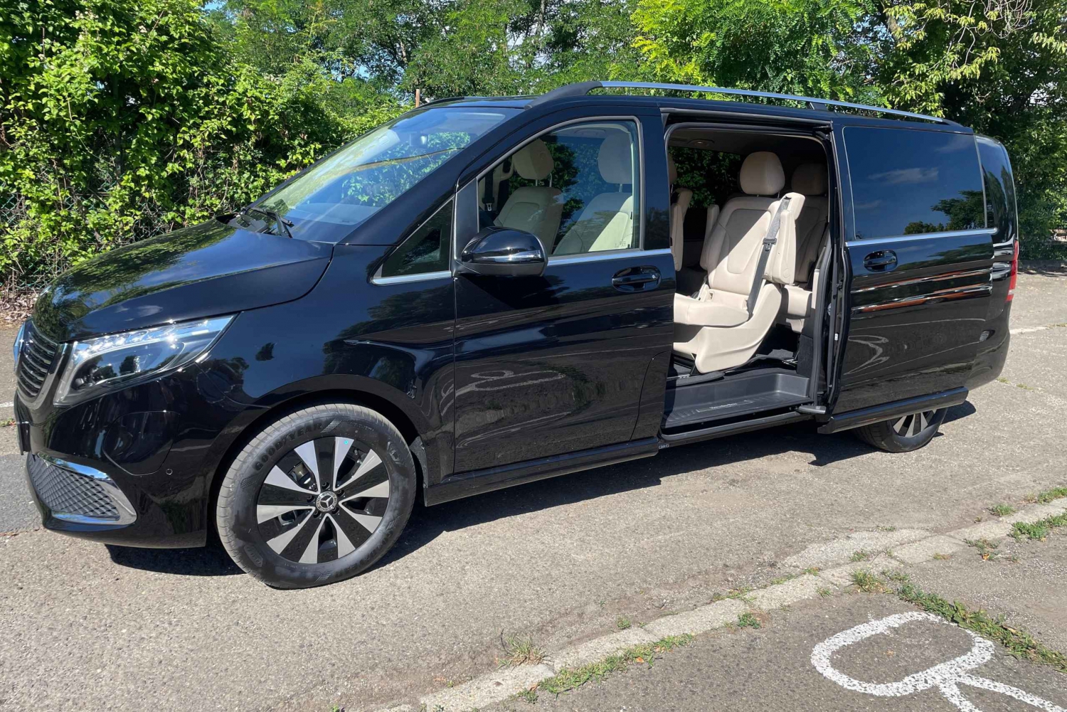 Budapest: Privat flyplasstransport fra hotell til flyplass med elbil