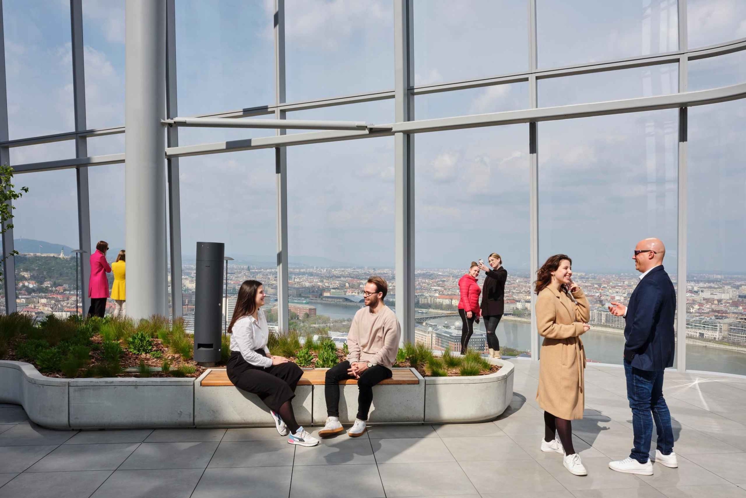 Budapest SkyDeck Tower – Panoramische lift & uitkijkplatform