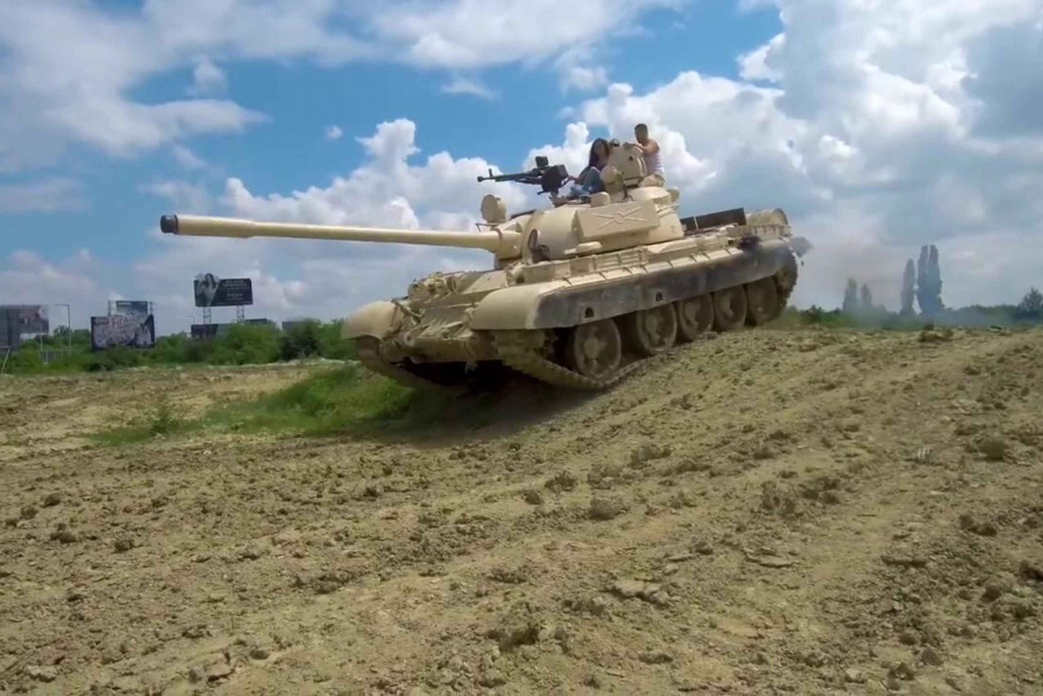 T-55 Tank Driving Heavy Metal Experience