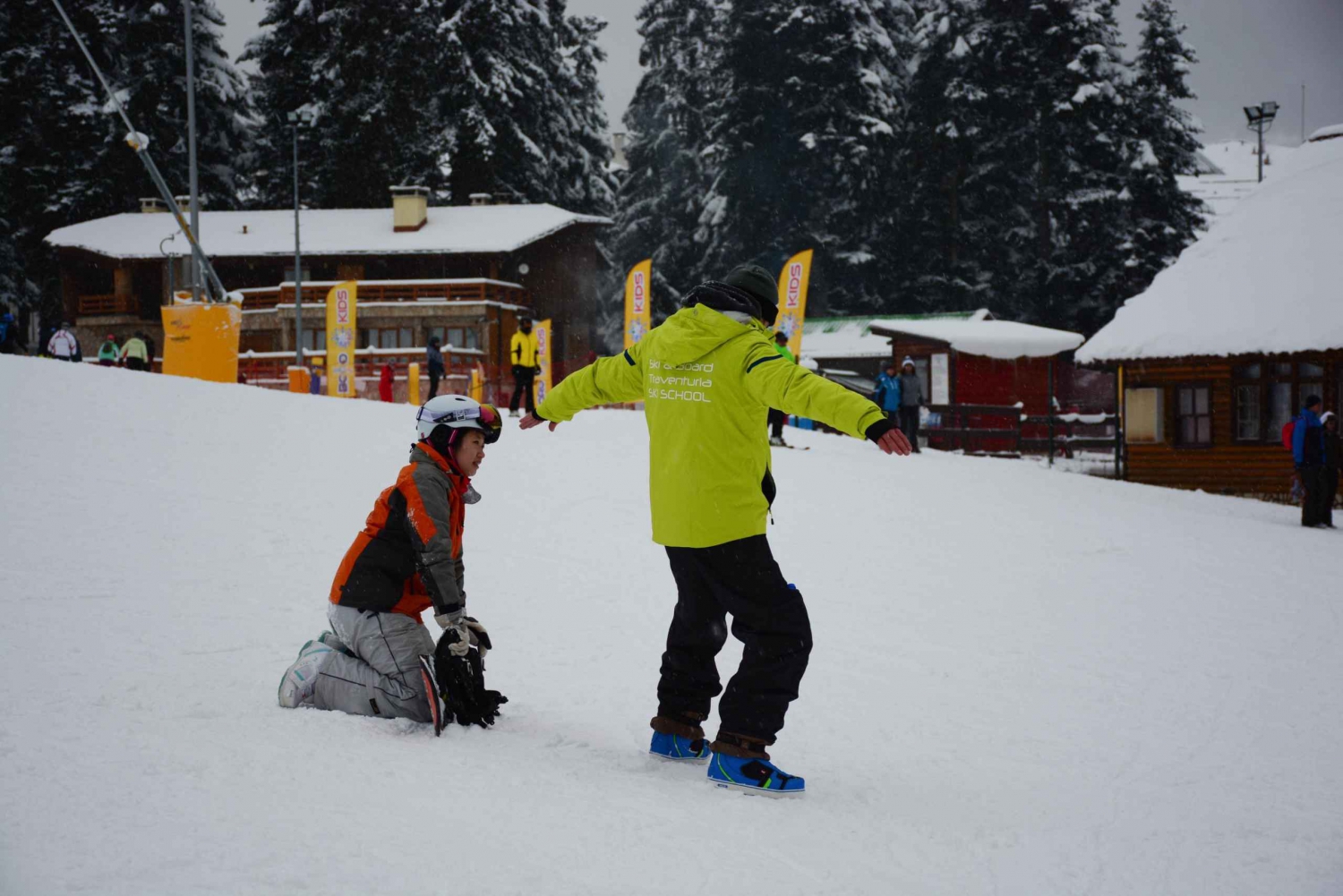 Borovets : 2 heures d'initiation au snowboard avec un moniteur