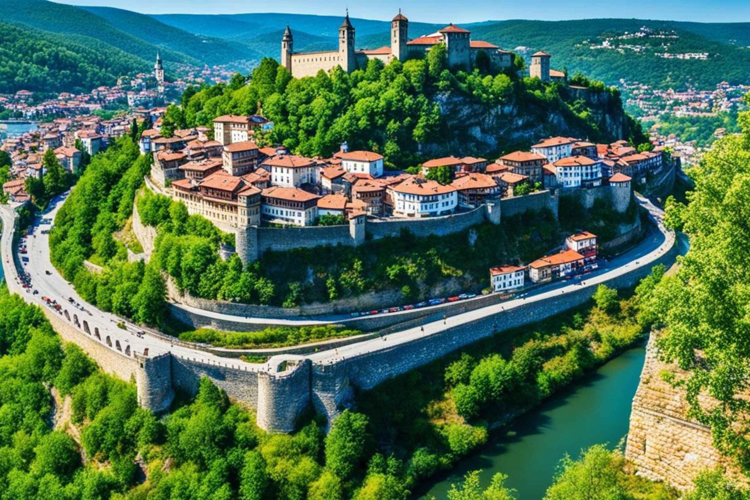 Bukarest: Privat dagsudflugt til Veliko Tarnovo og Arbanasi