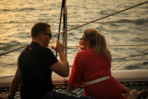 Sunny Beach: Katamarankryssning i solnedgången med middag och prosecco