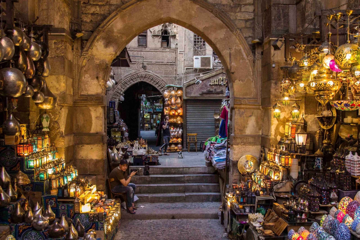 Kairo: Museum of Egyptian Civilization och Khan Al Khalili