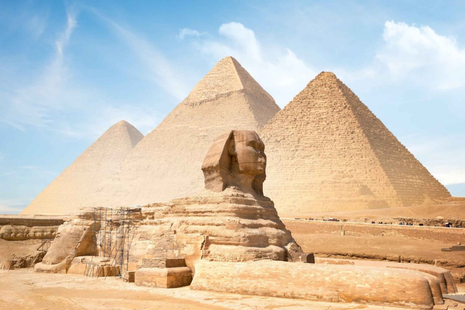 Kairo: Pyramiderna i Giza, museum och basar med lunch