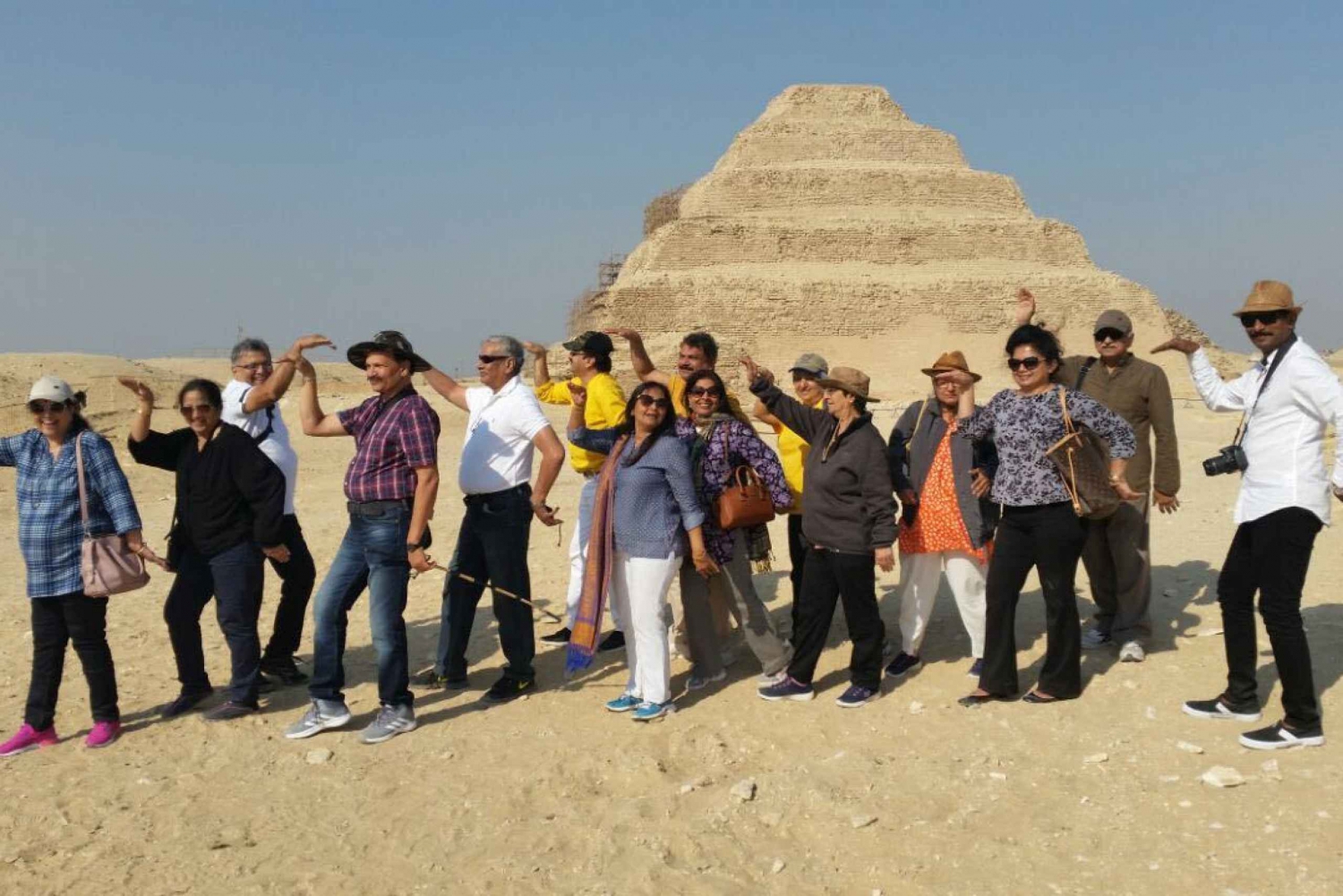Cairo: Djoser, den buede pyramide og dagsudflugt til Memphis