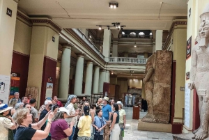 Fra Alexandria Havn: Pyramiderne i Giza, Det Egyptiske Museum og basaren