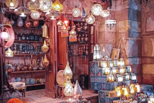 Fra Alexandria Havn: Pyramiderne i Giza, Det Egyptiske Museum og basaren