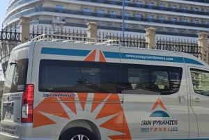 Fra Alexandria Havn: Pyramiderne i Giza, Det Egyptiske Museum og basaren