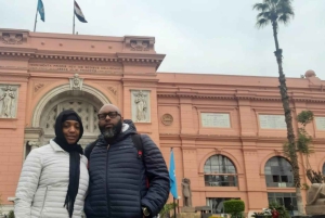 Fra Alexandria Havn: Pyramiderne i Giza, Det Egyptiske Museum og basaren