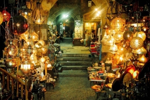 Fra Alexandrias havn: Nationalmuseet, citadellet og basaren