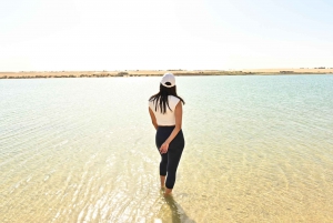 From Cairo: Desert Safari, Camel Ride, Magic Lake, & Lunch