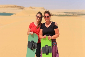 From Cairo: Desert Safari, Camel Ride, Magic Lake, & Lunch