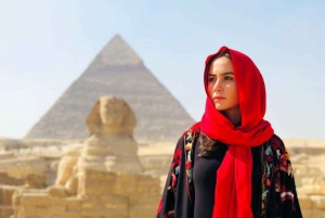 Vanuit de haven van El Sokhna: Woestijnsafari naar de piramides van Sakkara