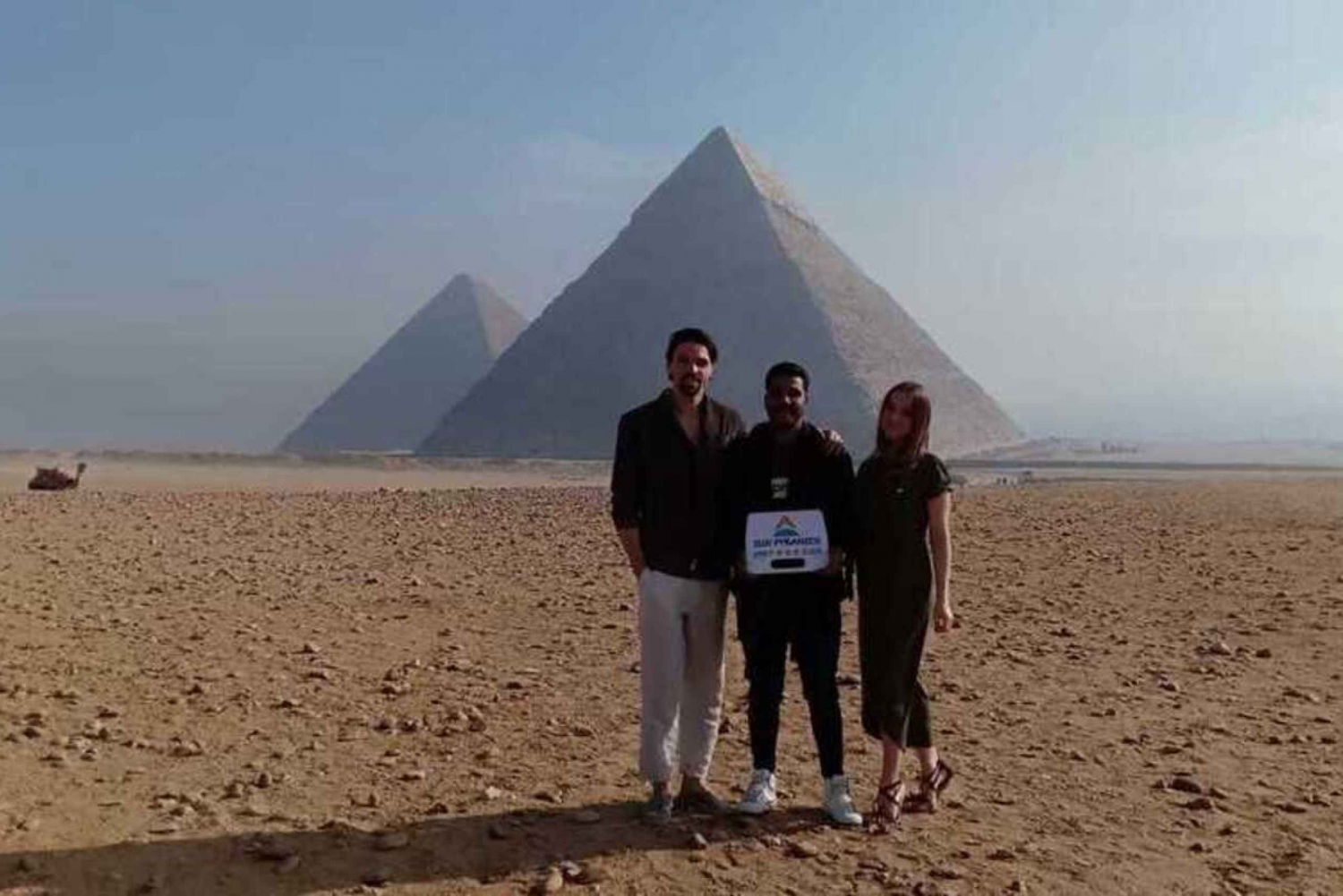 Dal porto di El Sokhna: tour di un giorno alle Piramidi e al Grand Museum