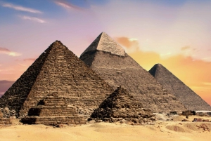 Giza Sunrise Pyramid Guidad tur med kamelridning och frukost