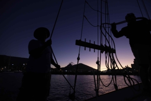 Cidade do Cabo: Cruzeiro com fogo de artifício na véspera de Ano Novo