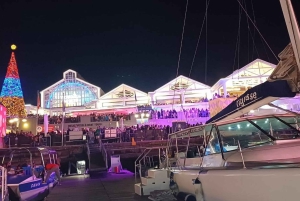 Cidade do Cabo: Cruzeiro com fogo de artifício na véspera de Ano Novo