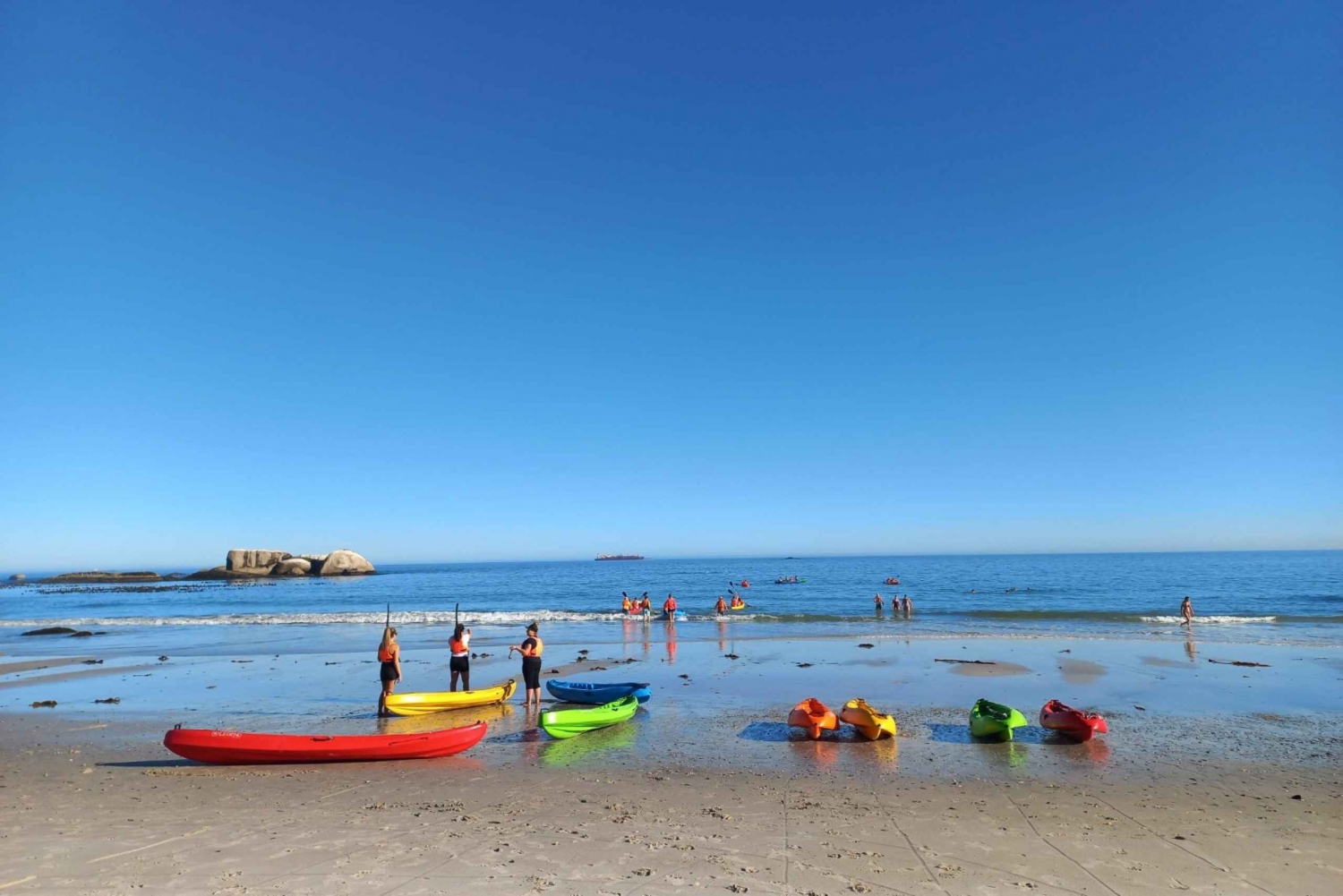 Kapkaupunki: Opastettu kajakkikierros Cliftonin rannoilla ja rannikolla