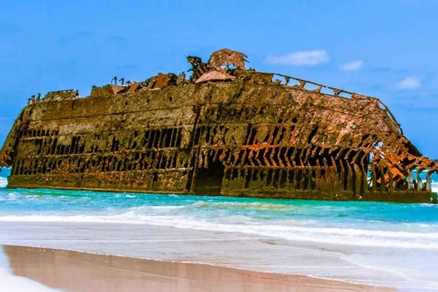 Cabo Santa Maria wreck, Sal Rei, Viana Desert, and pottery school in Rabil