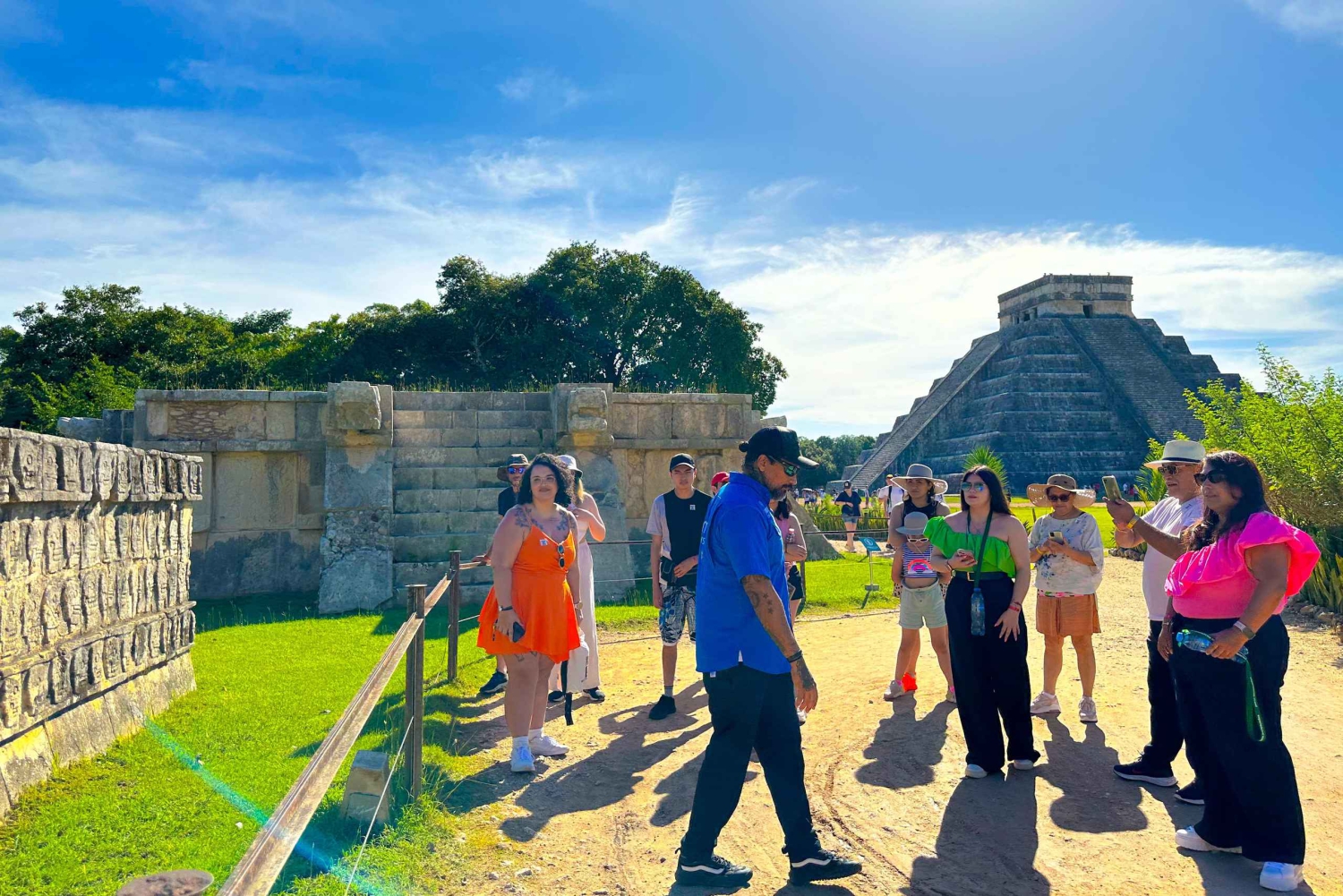 Cancun: Chichen Itza wczesny dostęp i katamaran Isla Mujeres