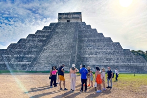 Cancun: Chichen Itza wczesny dostęp i katamaran Isla Mujeres