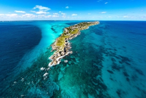 Cancun: Chichen Itza wczesny dostęp i katamaran Isla Mujeres