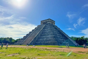 Cancun: Chichen Itza wczesny dostęp i katamaran Isla Mujeres