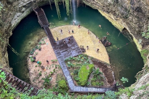 Cancun: Chichen Itza wczesny dostęp i katamaran Isla Mujeres