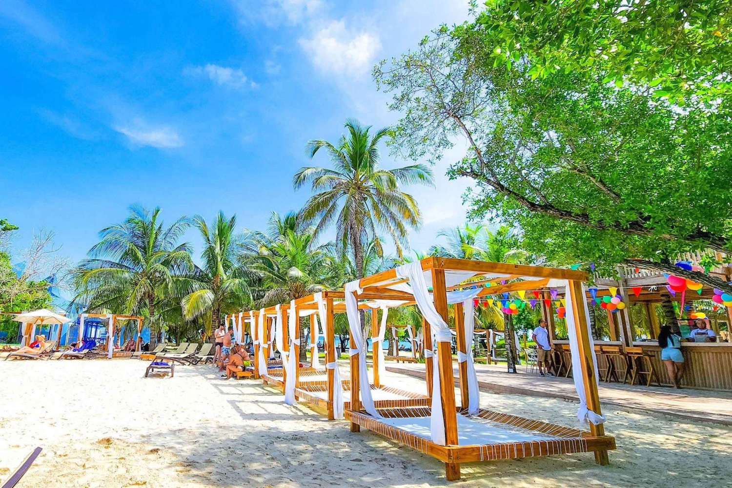 Carthagène : utilisation de la journée de Rosario de Mar avec déjeuner et boisson de bienvenue