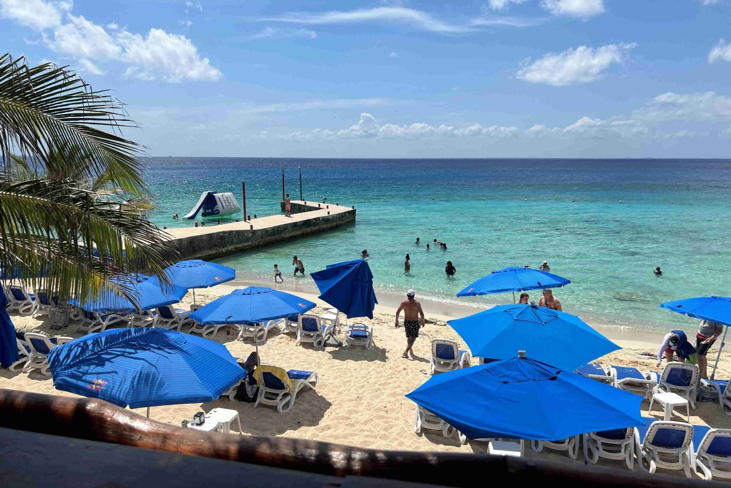 Cozumel: All-inclusive strandklubb med dagspass och öppen bar