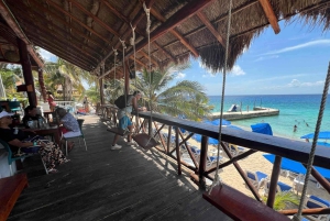 Cozumel: All-inclusive strandklubb med dagspass och öppen bar