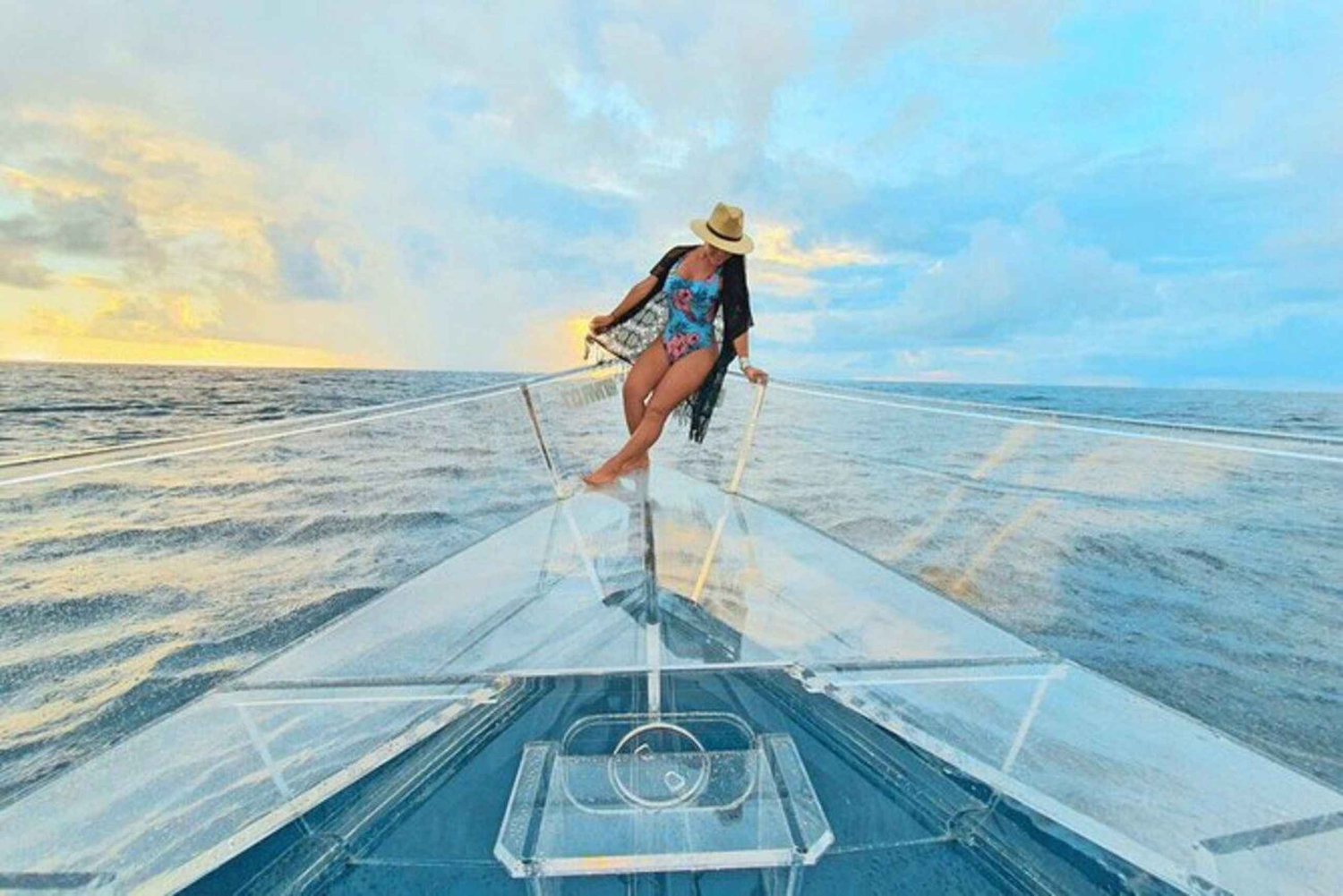 Cozumel: Clearboat w Cozumel + Snorkel + Przekąski!!!