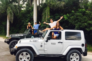 Cozumel: Private Jeep-Tour mit Mittagessen und Schnorcheln