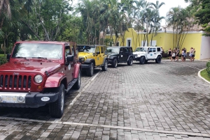Cozumel: Private Jeep-Tour mit Mittagessen und Schnorcheln