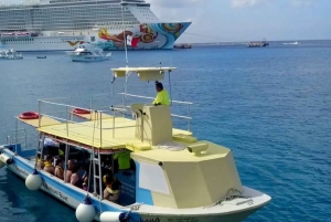 Cozumel: Privat VIP-glasbundbåd og snorkeltur