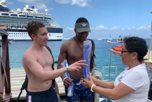 Cozumel: Privat VIP-glasbundbåd og snorkeltur