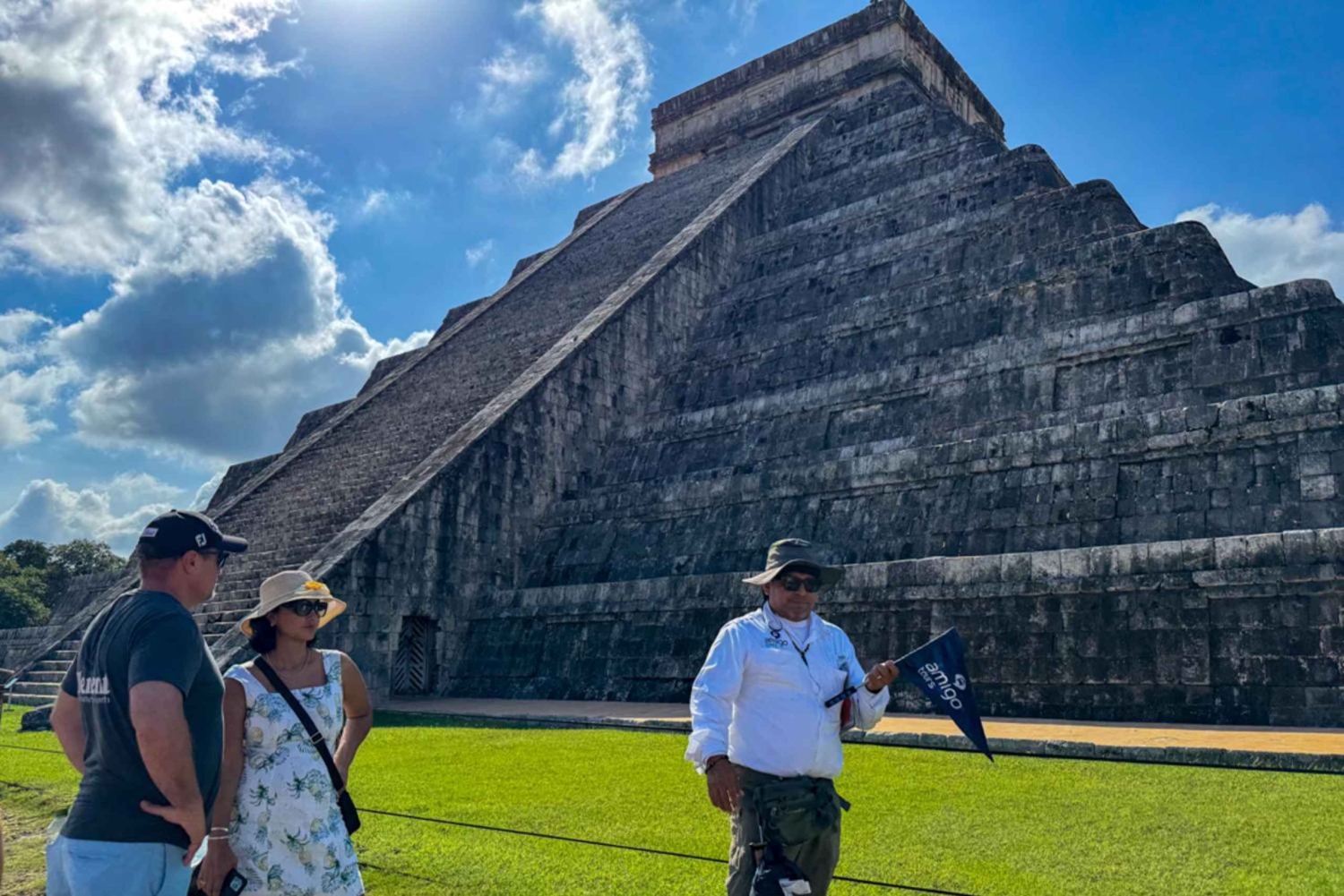 Fra Cancun: Chichen Itza, Cenote & Valladolid dagsudflugt