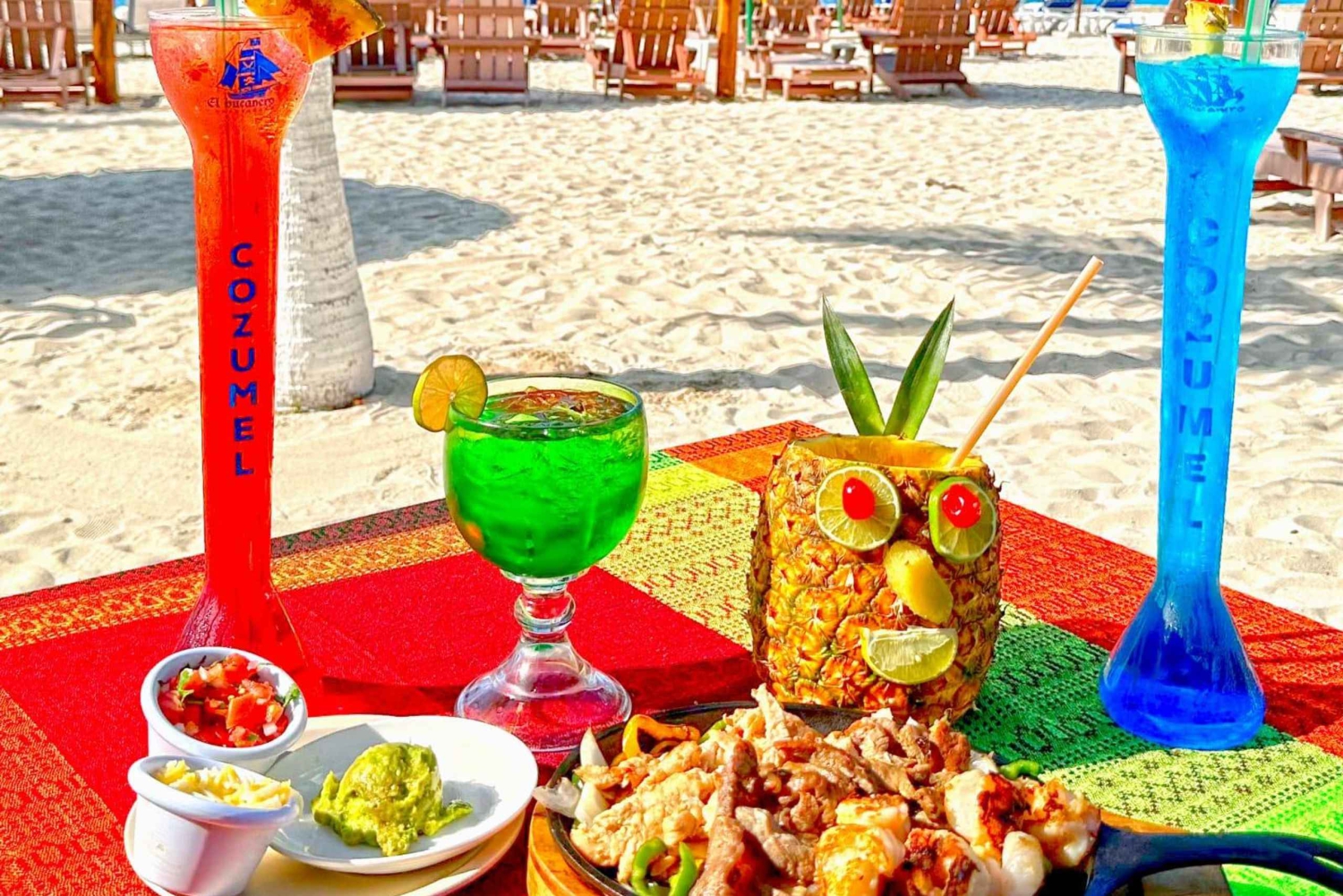 Depuis Cozumel : Admission à Chankanaab + Snorkeling + Open Bar + Déjeuner