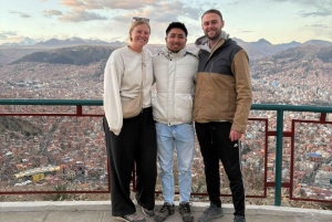 La Paz: wycieczka prywatna do punktu widokowego z przekąskami i zdjęciami